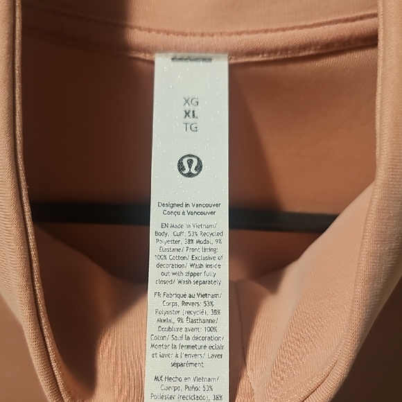Lululemon Softstreme Long Half Zip - Picture 2 of 6